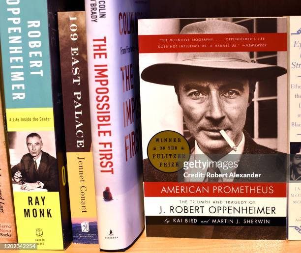 Books on Robert Oppenheimer and the development of the atomic bomb, including the Oppenheimer biography 'American Prometheus', are among books for...