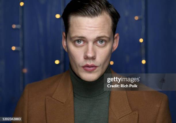 Bill Skarsgård of 'Nine Days' attends the IMDb Studio at Acura Festival Village on Location at the 2020 Sundance Film Festival – Day 4 on January 27,...