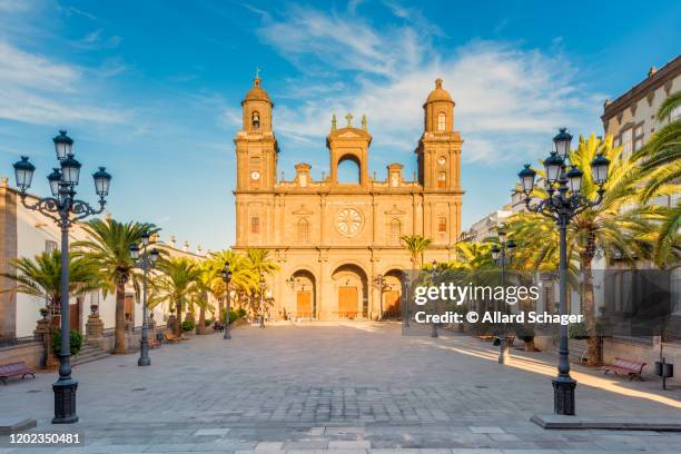 cathedral of santa ana in las palmas de gran canaria spain - grand canary stock pictures, royalty-free photos & images