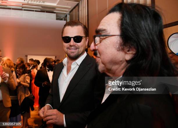 Leonardo DiCaprio and George DiCaprio attend the 92nd Oscars Nominees Luncheon on January 27, 2020 in Hollywood, California.