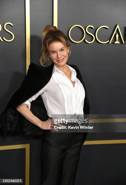 Renée Zellweger attends the 92nd Oscars Nominees Luncheon on January 27, 2020 in Hollywood, California.