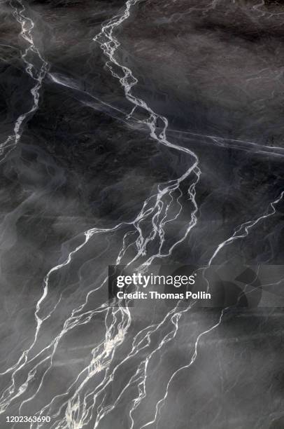 aerial view over nazca desert - nazca stock-fotos und bilder