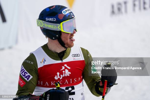 Ted Ligety of USA competes during the Audi FIS Alpine Ski World Cup Men's Giant Slalom on February 22, 2020 in Yuzawa Naeba Japan.