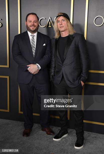 Matthew Lefebvre and Bryan Buckley attend the 92nd Oscars Nominees Luncheon on January 27, 2020 in Hollywood, California.