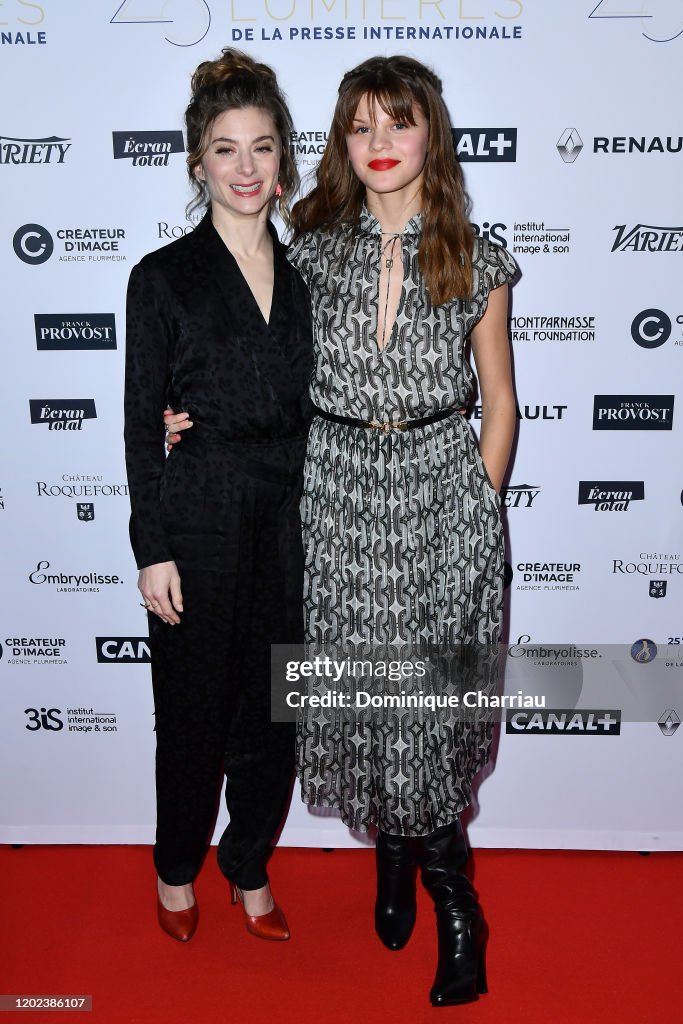 Sarah Suco and Celeste Brunnquell attend the 25th "Lumieres De La