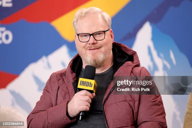 Jim Gaffigan of 'Tesla' attends the IMDb Studio at Acura Festival Village on location at the 2020 Sundance Film Festival – Day 4 on January 27, 2020...