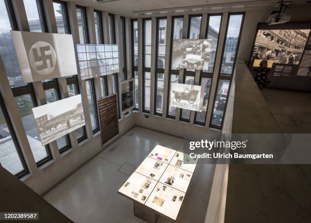 The Nazi Documentation Center Munich, place of learning and remembrance on the history of National Socialism - interior view.