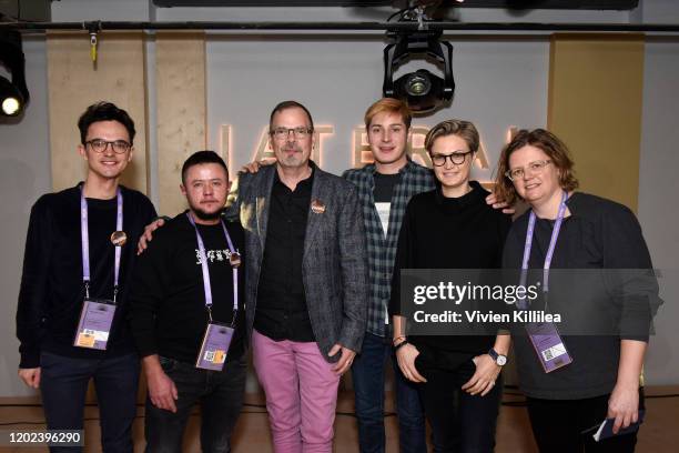 Igor Myakotin, David Isteev, David France, Maxim Lapunov, Olga Baranova and Katya Kumkova attend Lateral at WarnerMedia Lodge: Elevating Storytelling...