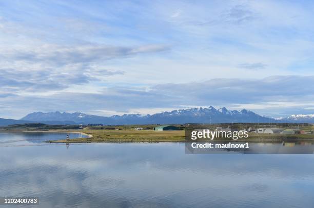 ushuaia, argentina - argentinien island stock pictures, royalty-free photos & images