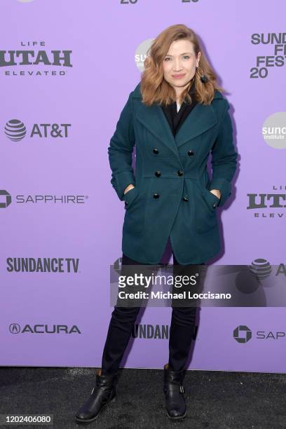 Amanda Jaros attends the 2020 Sundance Film Festival - "The Evening Hour" Premiere at Library Center Theater on January 27, 2020 in Park City, Utah.