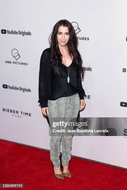 Pattie Mallette attends the premiere of YouTube Originals' "Justin Bieber: Seasons" at Regency Bruin Theatre on January 27, 2020 in Los Angeles,...