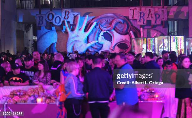 Atmosphere at A Night of Music and Mayhem in "Harleywood," hosted by the cast of "Bird Of Prey " held at Hollywood and Highland on January 23, 2020...