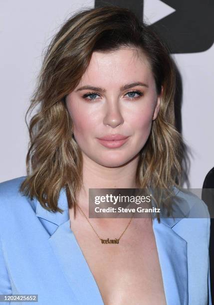 Ireland Baldwin arrives at the Premiere Of YouTube Originals' "Justin Bieber: Seasons" at Regency Bruin Theatre on January 27, 2020 in Los Angeles,...