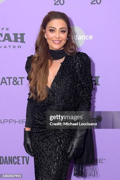 Juliana Paes attends the 2020 Sundance Film Festival - "Tesla" Premiere at Library Center Theater on January 27, 2020 in Park City, Utah.