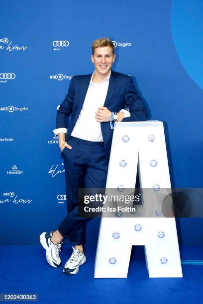German actor Lukas Sauer attends the Blue Hour Party hosted by ARD during the 70th Berlinale International Film Festival at Museum der Kommunikation...