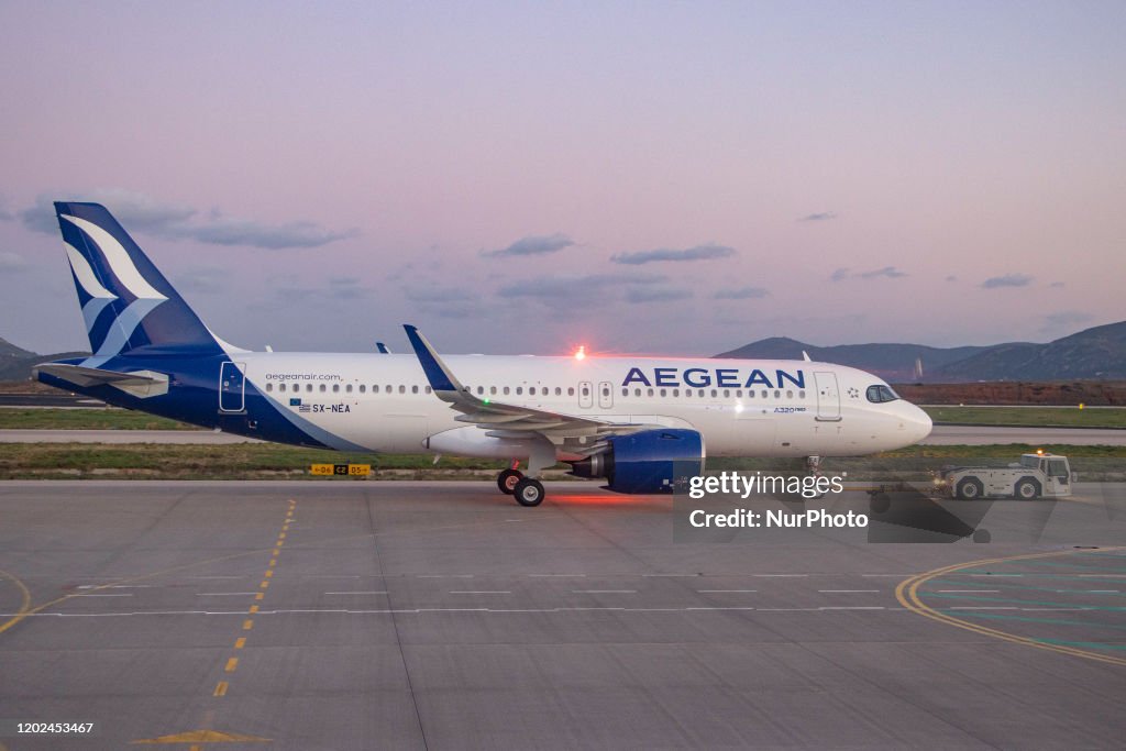 New Aegean Airlines Aircraft Airbus A320neo