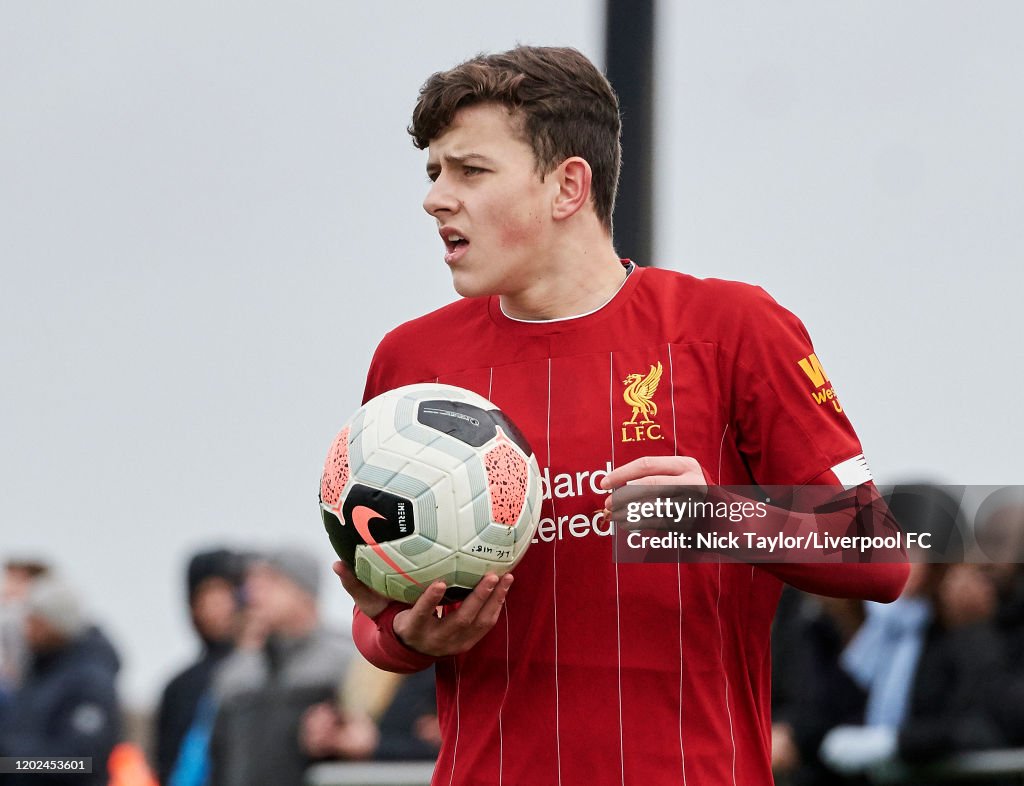 Liverpool v Manchester City - Premier League U18