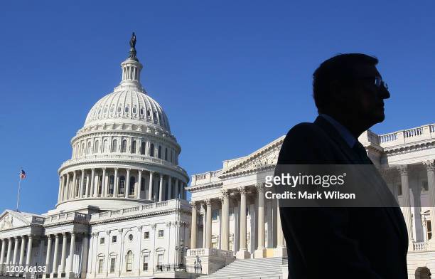 Senate Budget Committee Chairman Sen. Kent Conrad stands outside of the U.S. Capitol on August 2, 2011 in Washington, DC. Yesterday the House of...