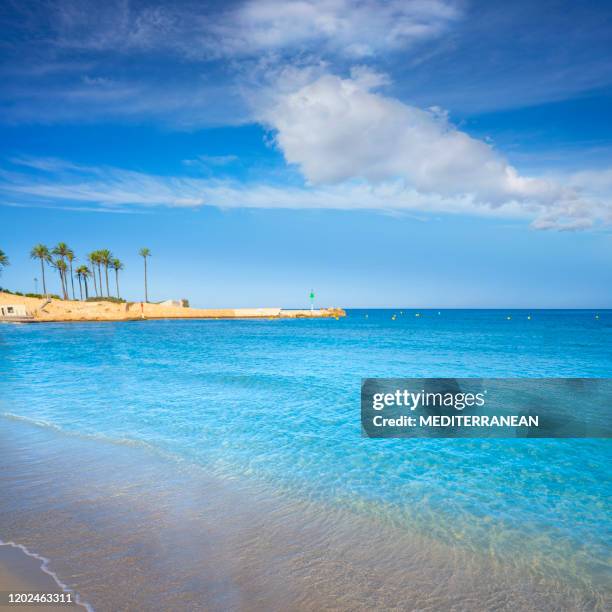 javea xabia playa el arenal beach in alicante - javea stock pictures, royalty-free photos & images