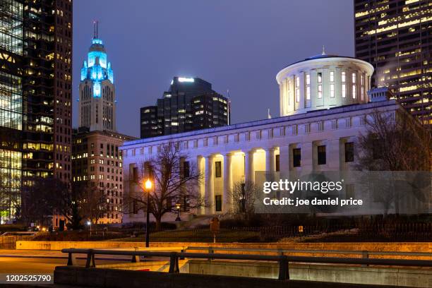 ohio statehouse, columbus, ohio, america - columbus government stock-fotos und bilder