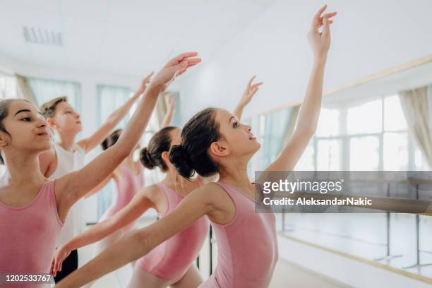 graceful ballet dancers - boy ballet stock pictures, royalty-free photos & images