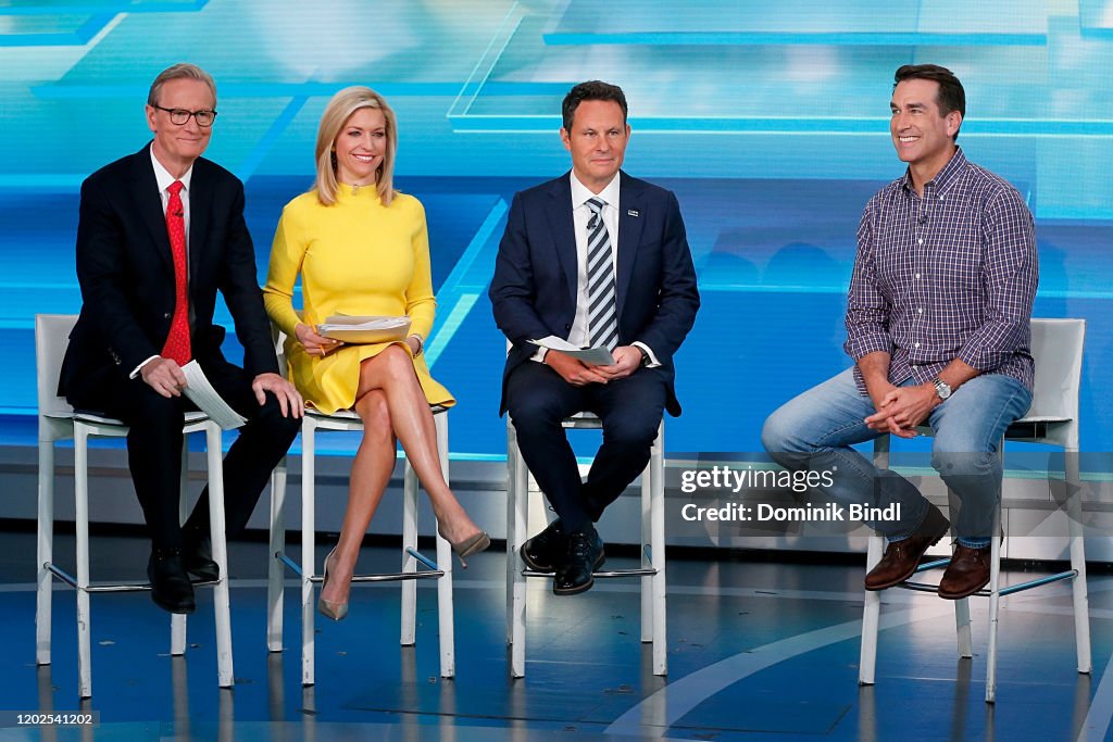 Rob Riggle Fox Fox anchors Steve Doocy, Ainsley Earhardt and Pete Hegseth interview ...
