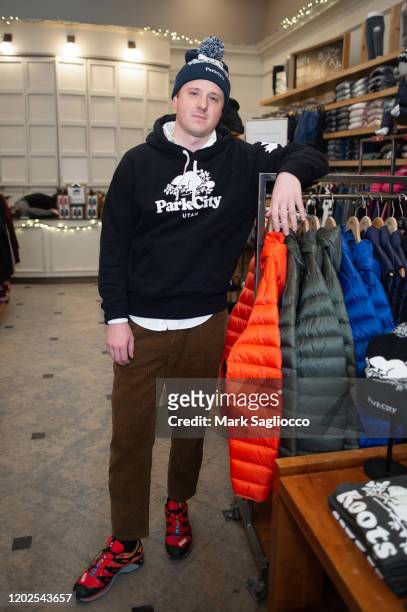 Producer/Director Dylan Redford attends the Roots Park City Photo Shoot at Roots on January 26, 2020 in Park City, Utah.