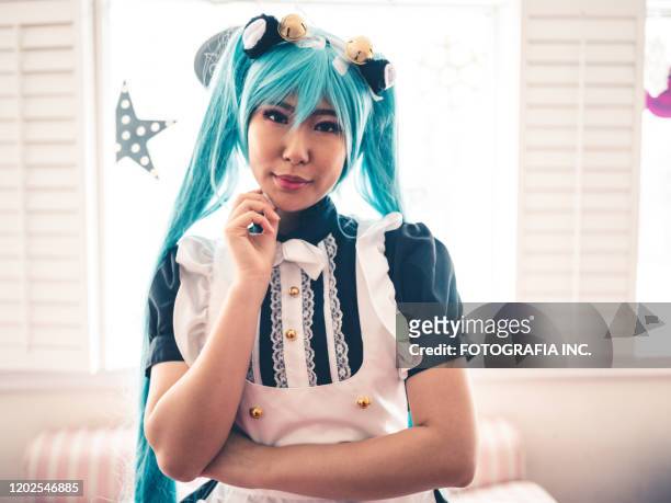 asian woman cosplay story - cosplayer stock pictures, royalty-free photos & images