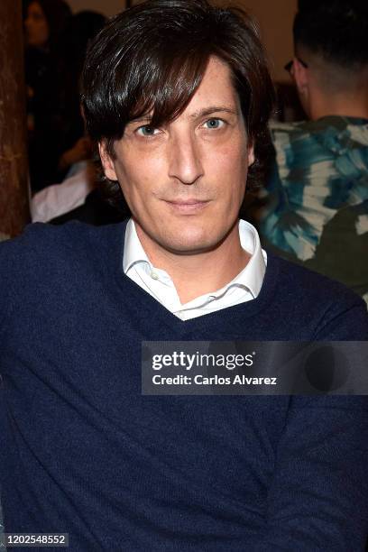 Luis Medina attends the Tette by Odette fashion show during the Mercedes Benz Fashion Week Autumn/Winter 2020-2021 at the Wellington Hotel on January...