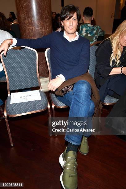 Luis Medina attends the Tette by Odette fashion show during the Mercedes Benz Fashion Week Autumn/Winter 2020-2021 at the Wellington Hotel on January...