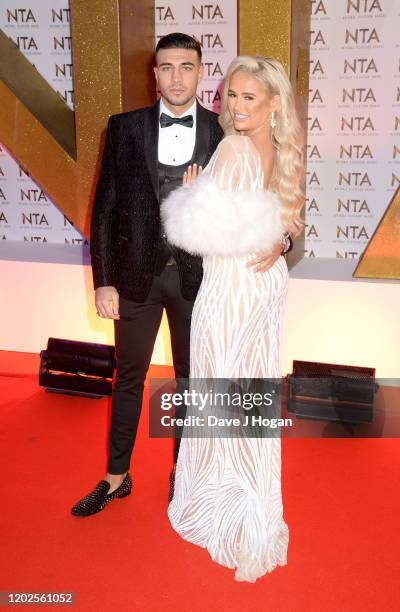 Tommy Fury and Molly-Mae Hague attend the National Television Awards 2020 at The O2 Arena on January 28, 2020 in London, England.