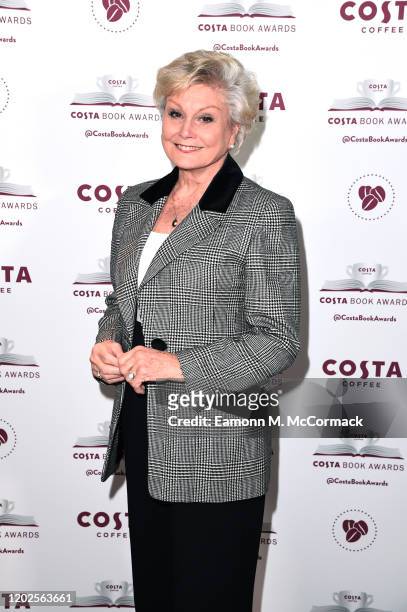 Angela Rippon pictured tonight at the Costa Book Awards at Quaglino’s on January 28, 2020 in London, England.