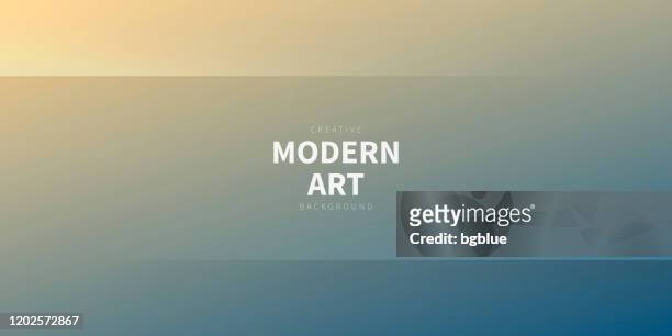 modern abstract background - blue gradient - beige stock illustrations