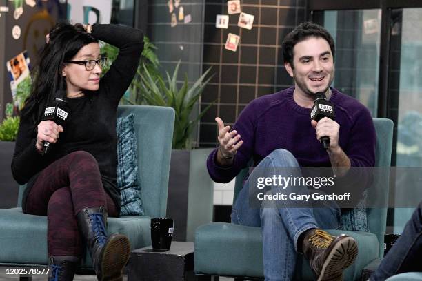 Actress Janeane Garofalo and actor/producer Grant Rosenmeyer visit the Build Series to discuss the film “Come As You Are” at Build Studio on January...