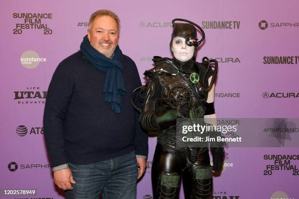 Jean-Luc De Fanti and Darsa Donelan from "Awkward Family Photos" attend the 2020 Sundance Film Festival Indie Episodic Showcase at Egyptian Theatre...