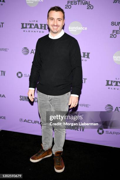 Executive Producer Dane Lillegard attends the 2020 Sundance Film Festival "We Are Freestyle Love Supreme" Premiere at The Marc Theatre on January 28,...