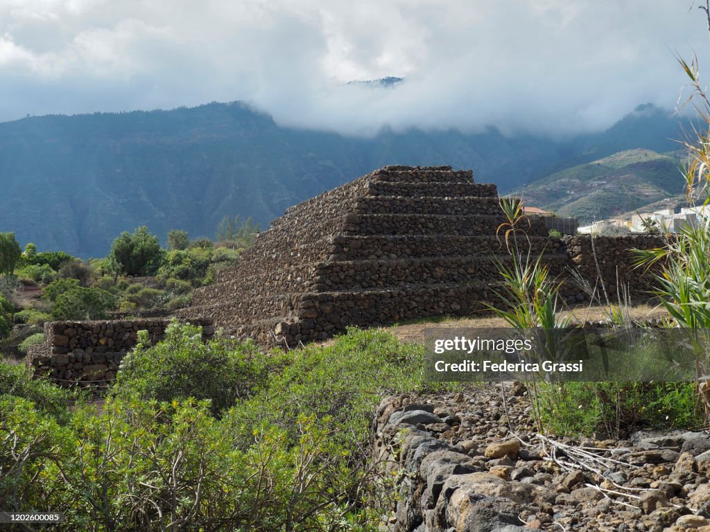 Spain Pyramids Pyramides Of Güimar Tenerife Island High-Res Stock Photo - Getty Images