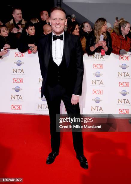 Antony Cotton attends the National Television Awards 2020 at The O2 Arena on January 28, 2020 in London, England.