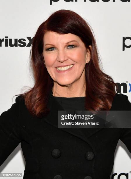 Actress Kate Flannery visits SiriusXM Studios on January 28, 2020 in New York City.