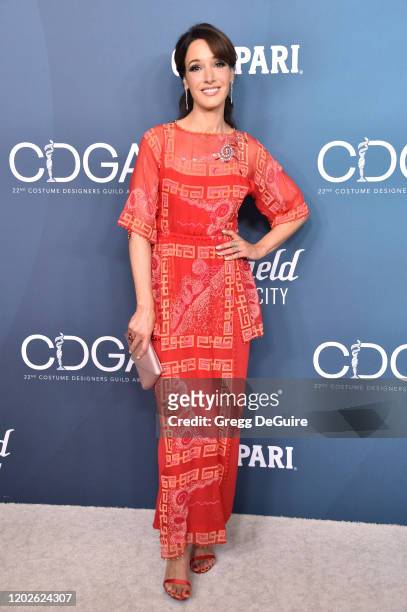 Jennifer Beals attends the 22nd CDGA at The Beverly Hilton Hotel on January 28, 2020 in Beverly Hills, California.