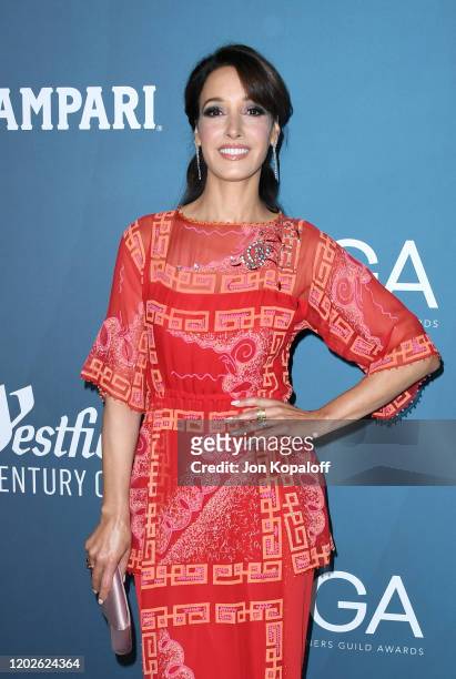 Jennifer Beals attends the 22nd CDGA at The Beverly Hilton Hotel on January 28, 2020 in Beverly Hills, California.