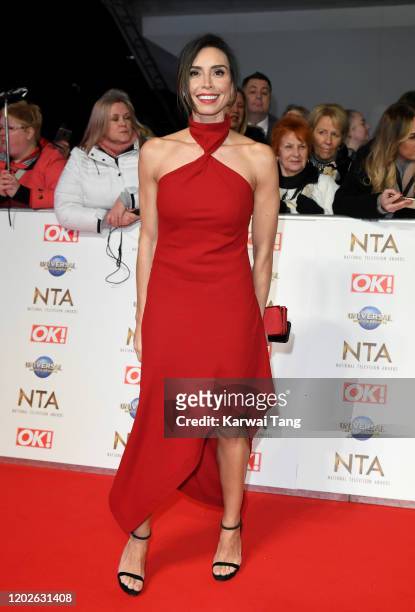 Christine Lampard attends the National Television Awards 2020 at The O2 Arena on January 28, 2020 in London, England.