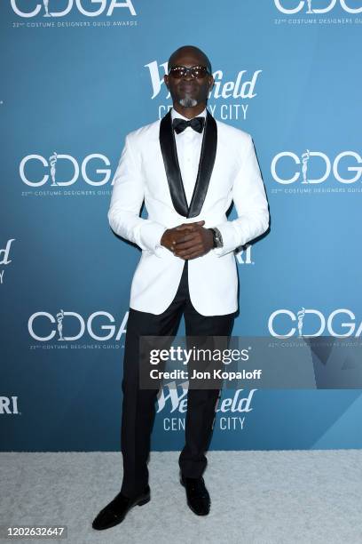 Djimon Hounsou attends the 22nd CDGA at The Beverly Hilton Hotel on January 28, 2020 in Beverly Hills, California.