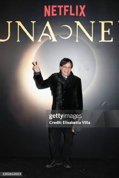 Roberto de Francesco attends the Netflix's "Luna Nera" Premiere photocall on January 28, 2020 at Horti Sallustiani in Rome, Italy.