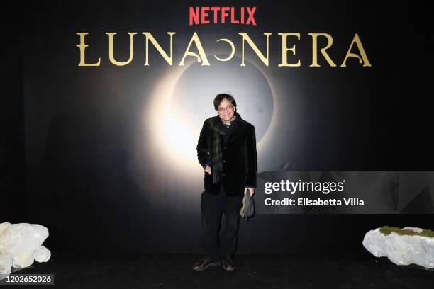 Roberto de Francesco attends the Netflix's "Luna Nera" Premiere photocall on January 28, 2020 at Horti Sallustiani in Rome, Italy.
