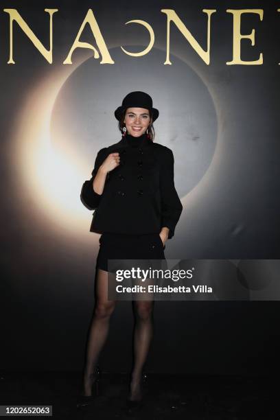 Enrica Pintore attends the Netflix's "Luna Nera" Premiere photocall on January 28, 2020 at Horti Sallustiani in Rome, Italy.