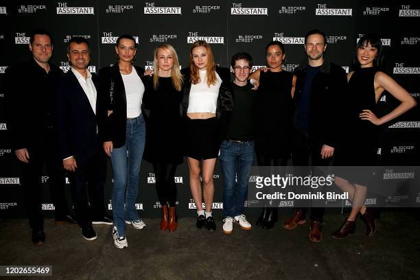 Willy McGee, Daoud Heidami, gast, Kitty Green, Makenzie Leigh, Noah Robbins, Juliana Canfield, Jon Orsini and Clara Wong attend the screening of "The...