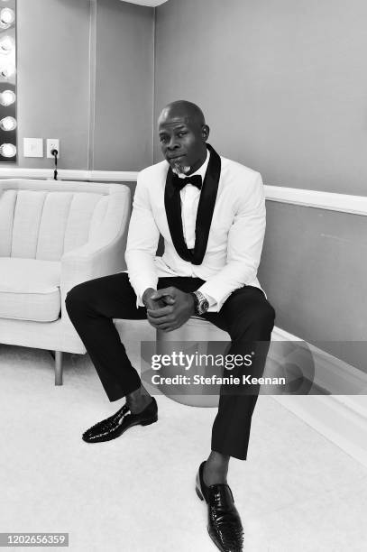 Djimon Hounsou attends the 22nd CDGA at The Beverly Hilton Hotel on January 28, 2020 in Beverly Hills, California.