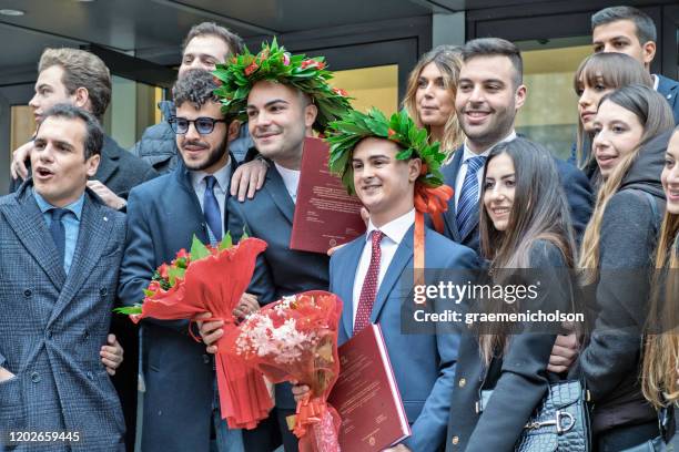 celebrazione - alloro foto e immagini stock