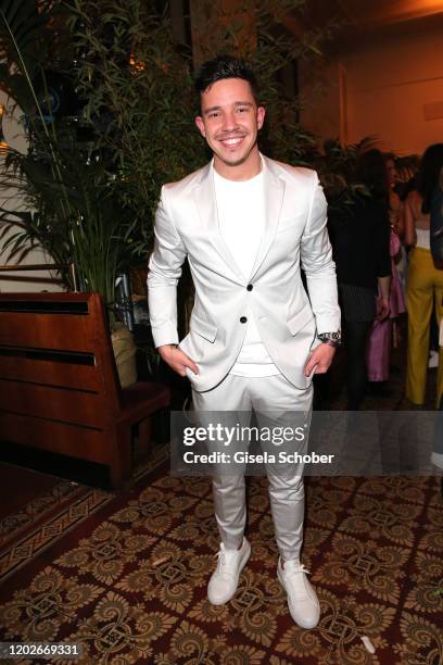 Singer Nico Santos during the Place To B Berlinale Party "Garden of Eden" at Borchardt Restaurant on February 22, 2020 in Berlin, Germany.